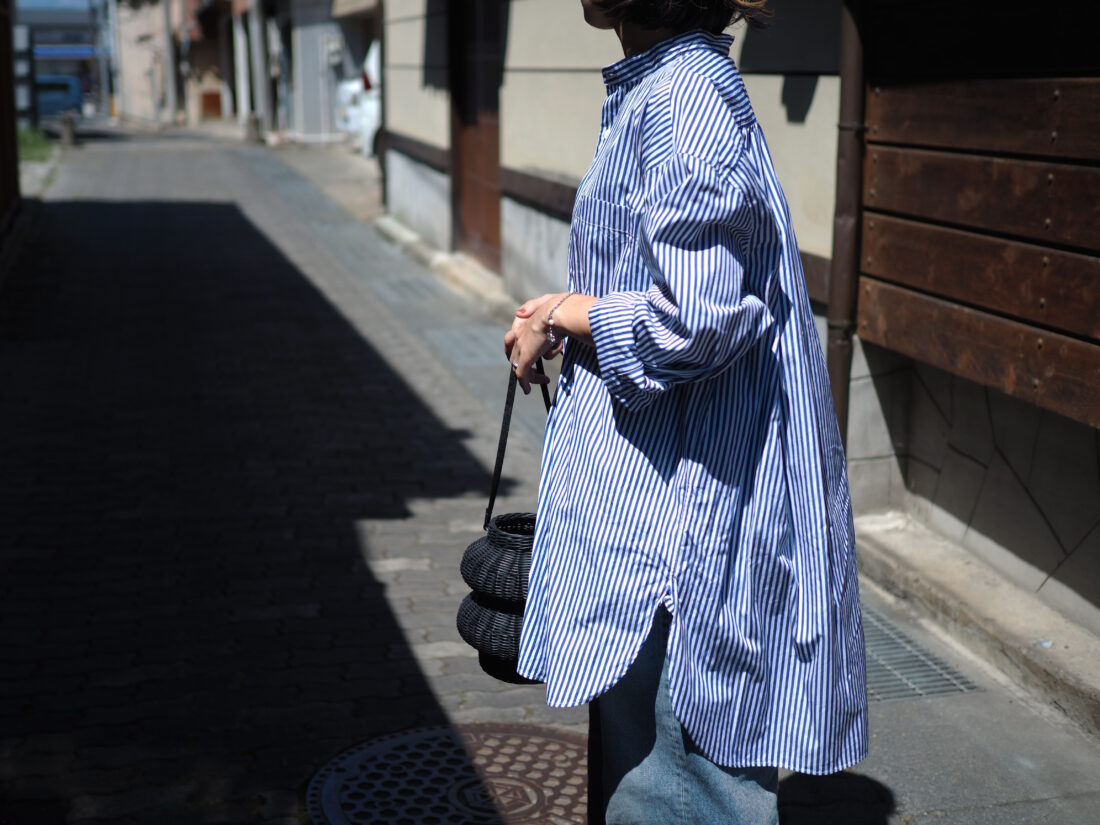 トップス yoko sakamoto 23aw grandpa shirts M yoko sakamoto 23aw grandpa shirts M